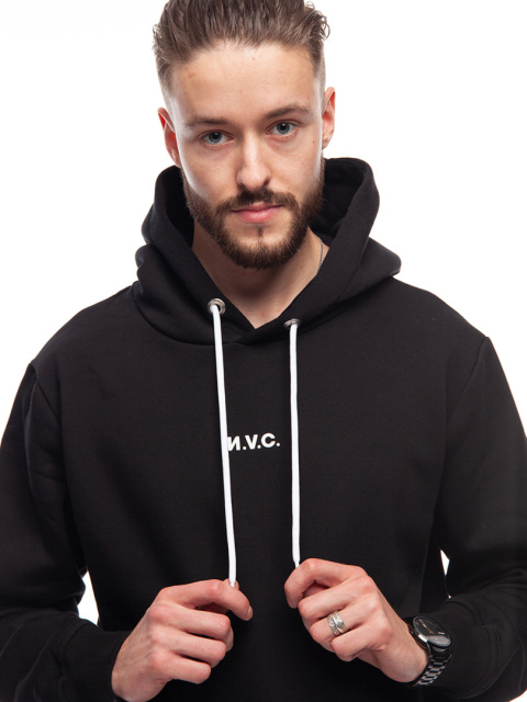 BLUZA KANGUR NVC BASIC BLACK WHITE