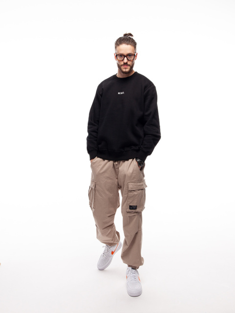 BLUZA KLASYK NVC BASIC BLACK WHITE