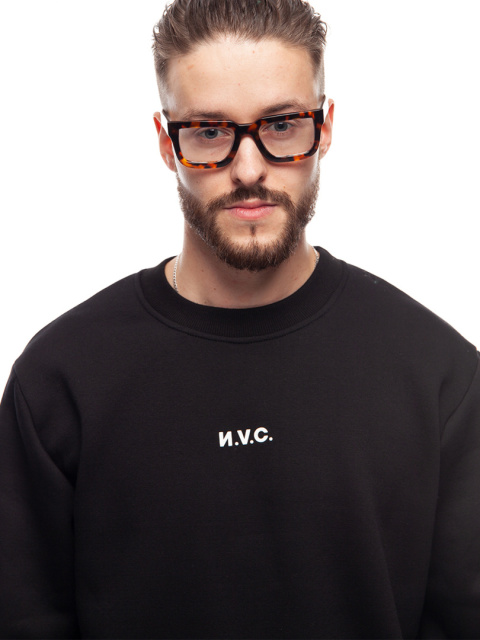 BLUZA KLASYK NVC BASIC BLACK WHITE