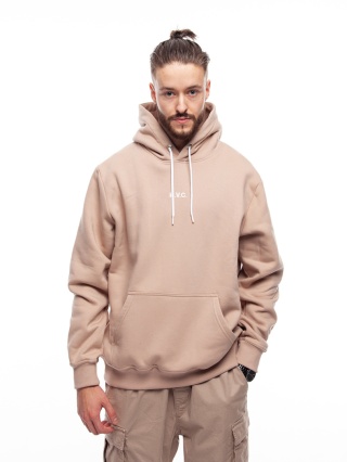 BLUZA KANGUR NVC BASIC BEIGE WHITE