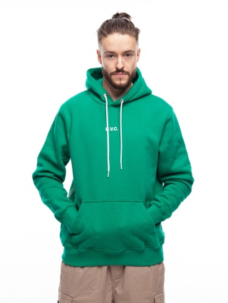 BLUZA KANGUR NVC BASIC GREEN WHITE