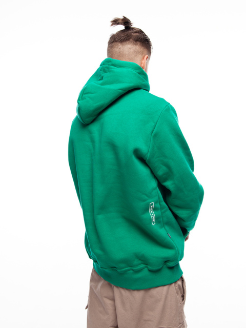 BLUZA KANGUR NVC BASIC GREEN WHITE