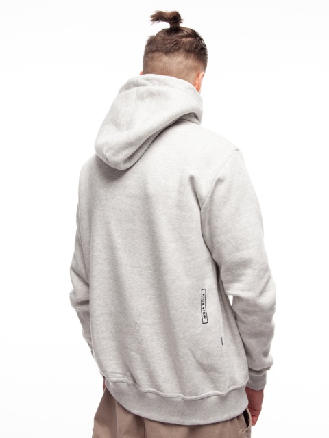 BLUZA KANGUR NVC BASIC MELANGE BLACK