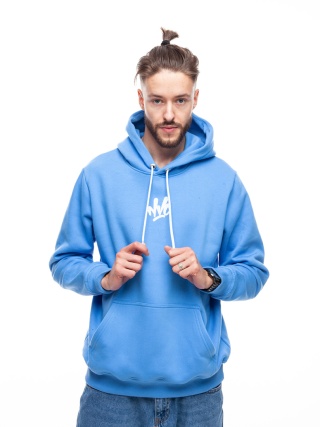 BLUZA KANGUR NVC SPRAY BACK BLUE WHITE