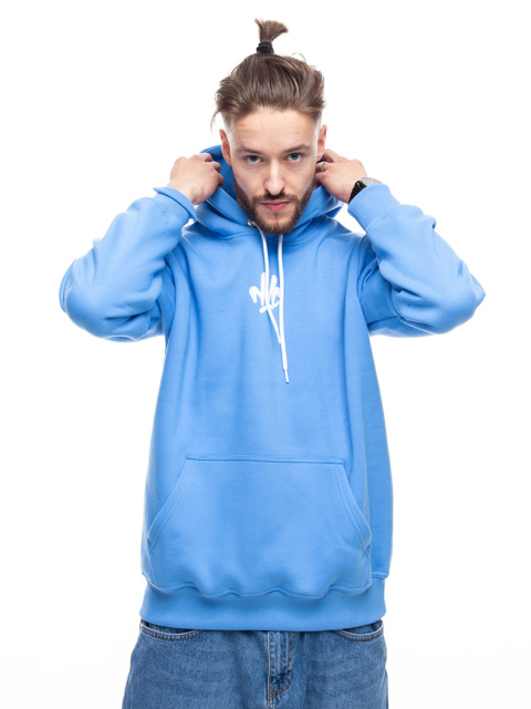 BLUZA KANGUR NVC SPRAY BACK BLUE WHITE