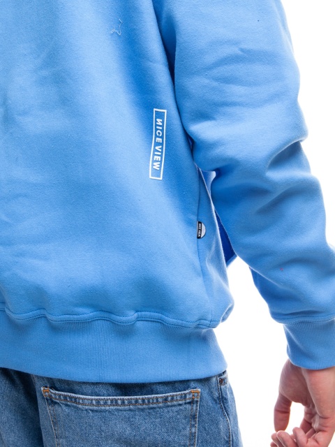 BLUZA KANGUR NVC BASIC BLUE WHITE