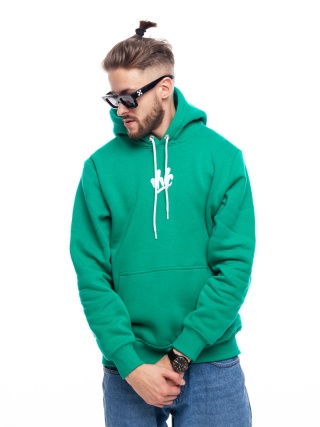 BLUZA KANGUR NVC BIG BACK GREEN WHITE