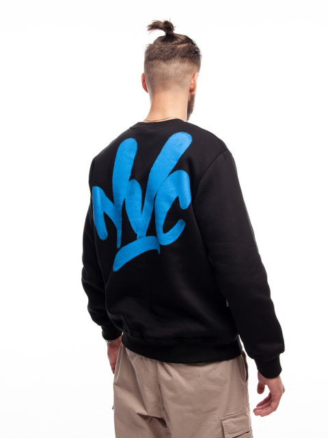BLUZA KLASYK NVC BIG BLACK BLUE
