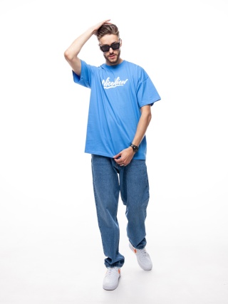 TSHIRT NICE VIEW SHARP BLUE/WHITE