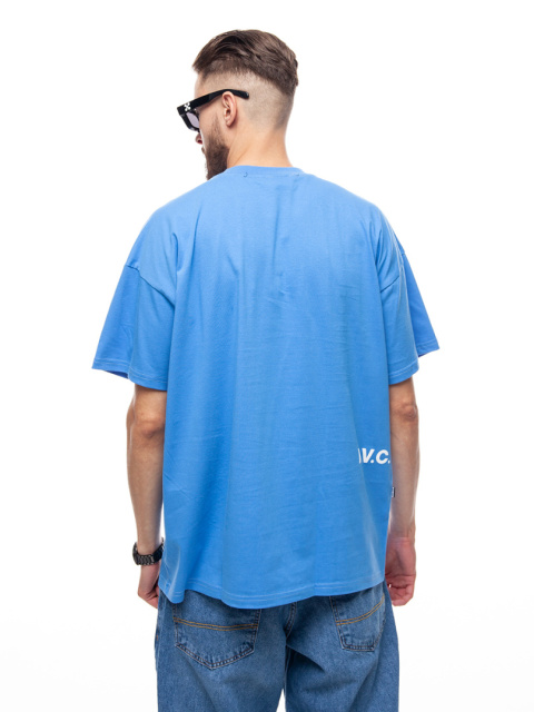 TSHIRT NICE VIEW SHARP BLUE/WHITE