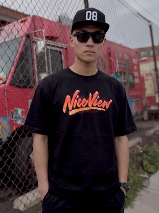 TSHIRT NICE VIEW MAGMA BLACK