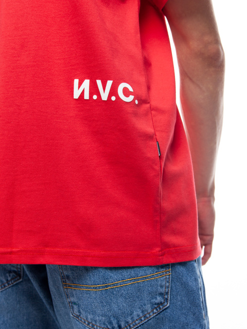 TSHIRT NICE VIEW SHARP RED/WHITE