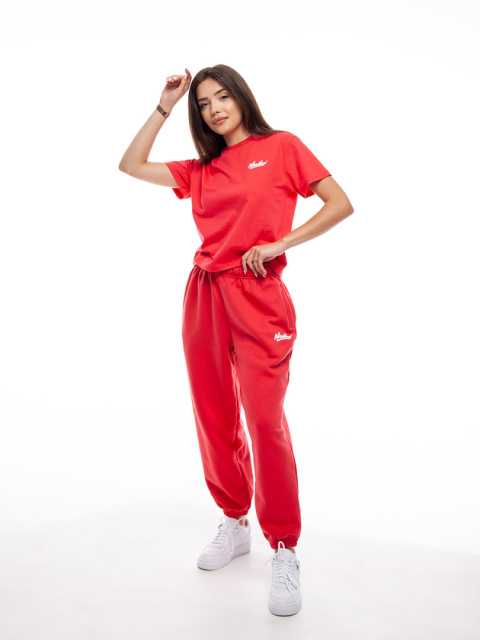 TSHIRT WMN NICE VIEW SHARP RED/WHITE