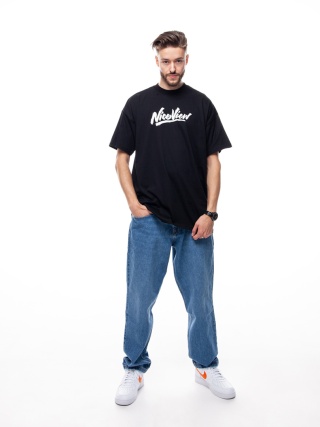 TSHIRT NICE VIEW SHARP BLACK/WHITE