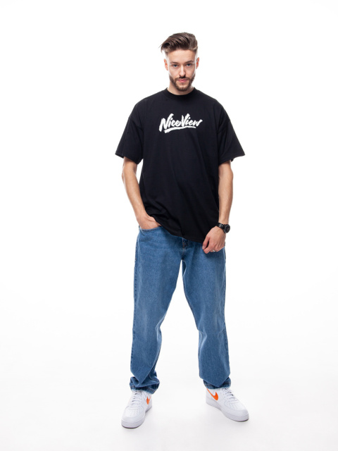 TSHIRT NICE VIEW SHARP BLACK/WHITE