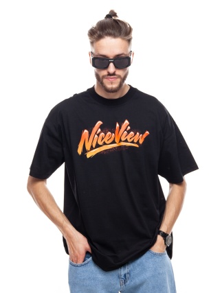 TSHIRT NICE VIEW MAGMA BLACK