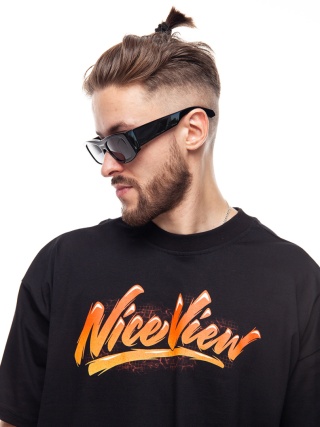 TSHIRT NICE VIEW MAGMA BLACK