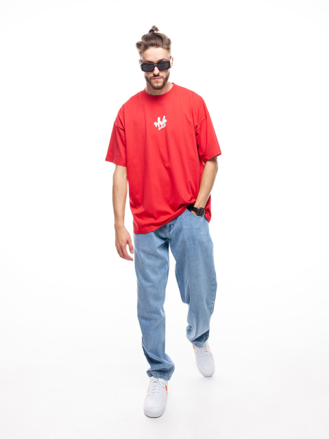 TSHIRT NVC SPRAY BIG BACK RED WHITE