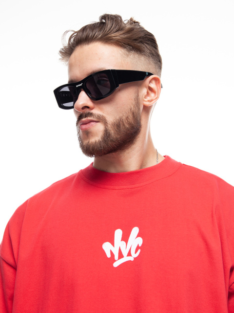 TSHIRT NVC SPRAY BIG BACK RED WHITE