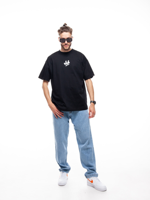 TSHIRT NVC SPRAY BIG BACK BLACK/WHITE