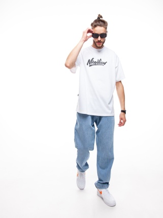 TSHIRT NICE VIEW SHARP WHITE/BLACK