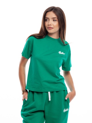 TSHIRT WMN NICE VIEW SHARP BLUE/WHITE