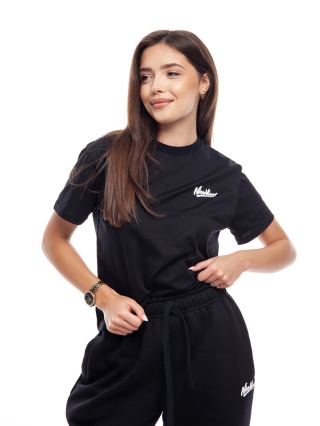 TSHIRT WMN NICE VIEW SHARP BLACK/WHITE