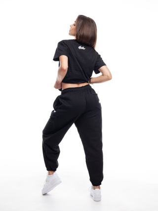 TSHIRT WMN NICE VIEW SHARP BLACK/WHITE