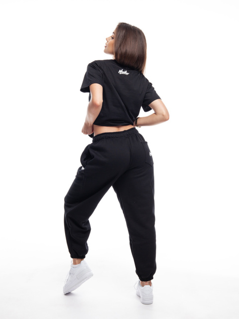 TSHIRT WMN NICE VIEW SHARP BLACK/WHITE