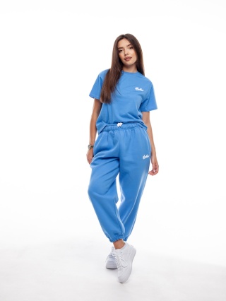 TSHIRT WMN NICE VIEW SHARP BLUE/WHITE